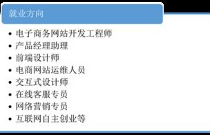 软件工程专业学电子商务